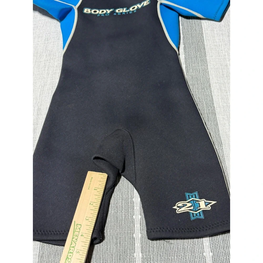 Body Glove Pro Series Juniors 8 Wetsuit Blue Black Short Sleeve‎